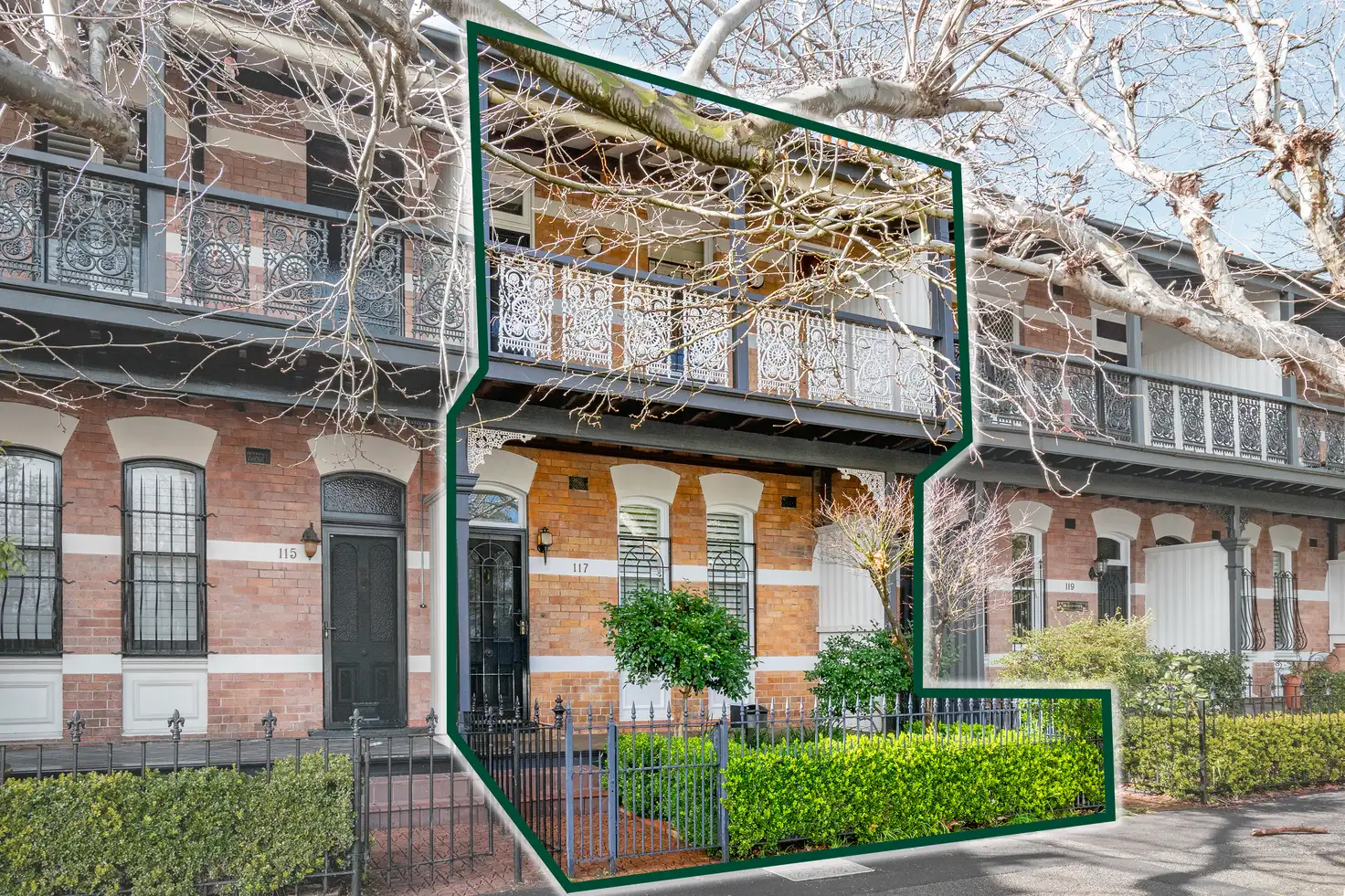 Main view of Homely terrace listing, 117 Dawson Street, Cooks Hill NSW 2300
