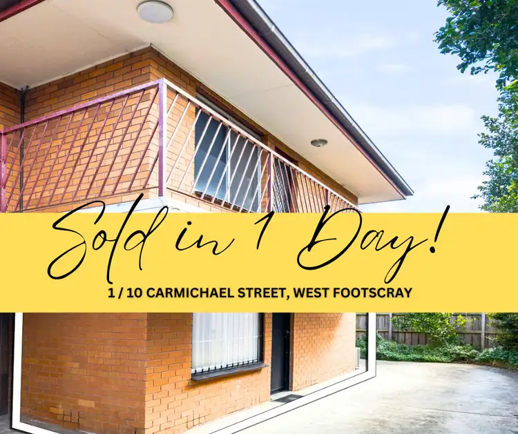 1/10 Carmichael Street, West Footscray VIC 3012