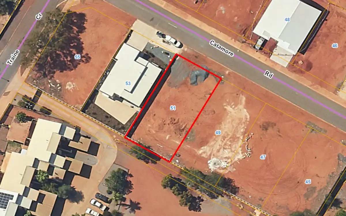 Main view of Homely land listing, LOT 213, 51 Catamore Road, South Hedland WA 6722