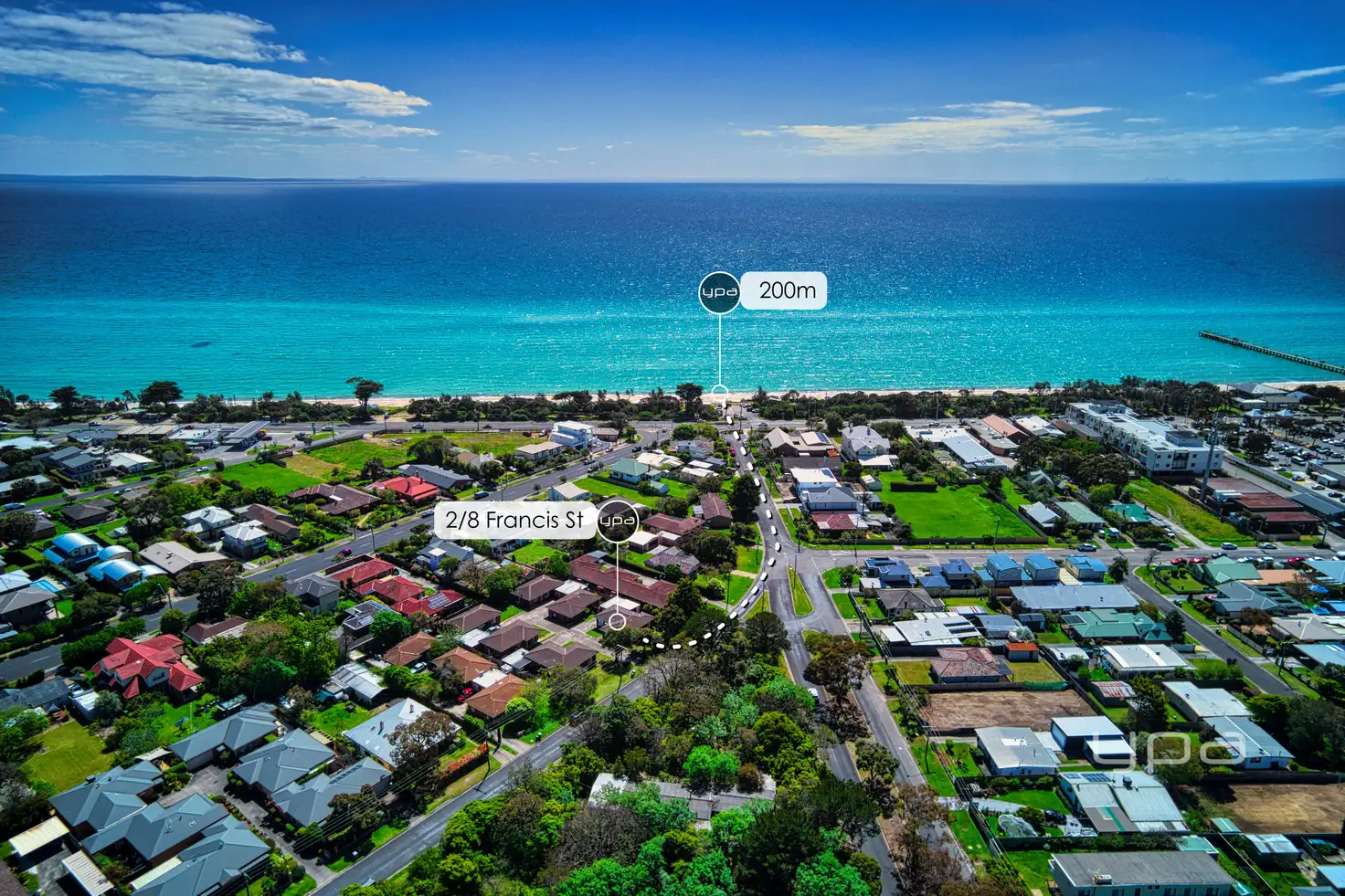 Main view of Homely unit listing, 2/8 Francis Street, Dromana VIC 3936