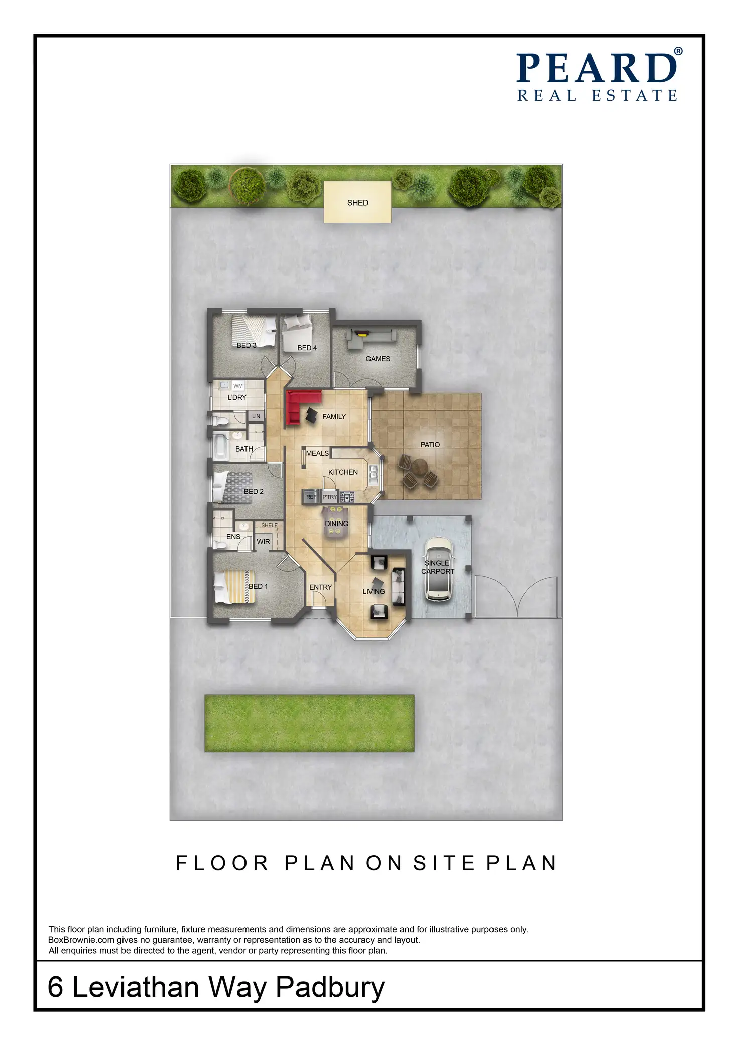 Main view of Homely house listing, 6 Leviathan Way, Padbury WA 6025
