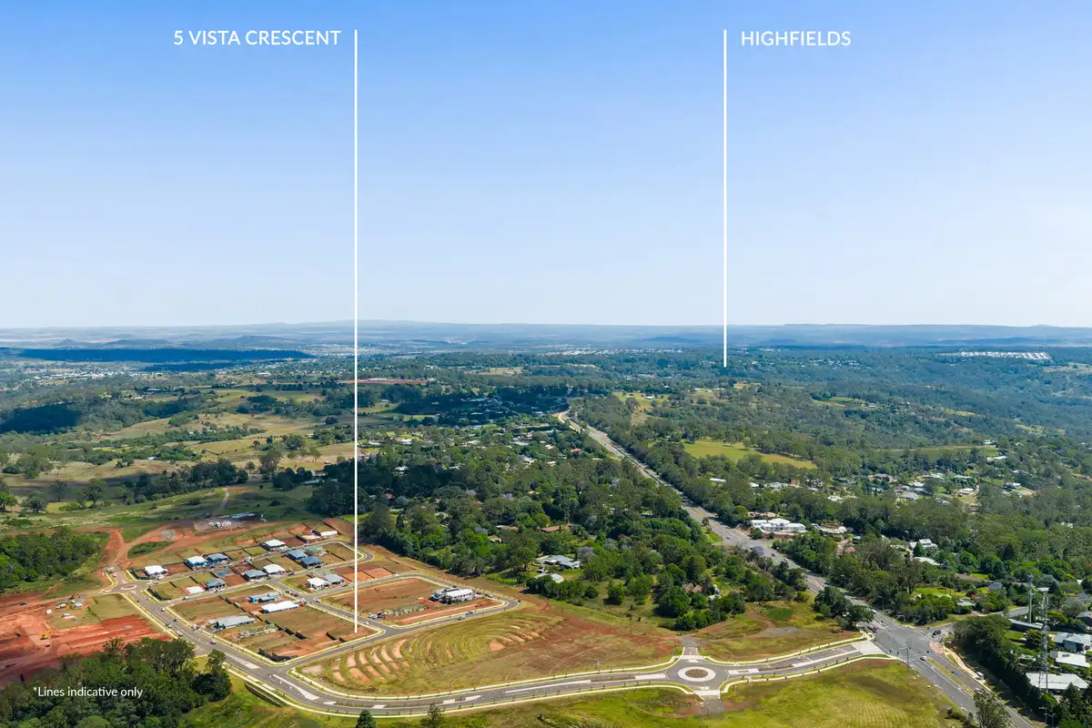 Main view of Homely land listing, 5 Vista Crescent, Mount Kynoch QLD 4350