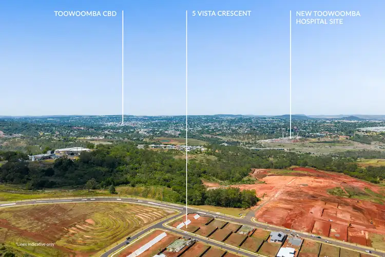 Second view of Homely land listing, 5 Vista Crescent, Mount Kynoch QLD 4350