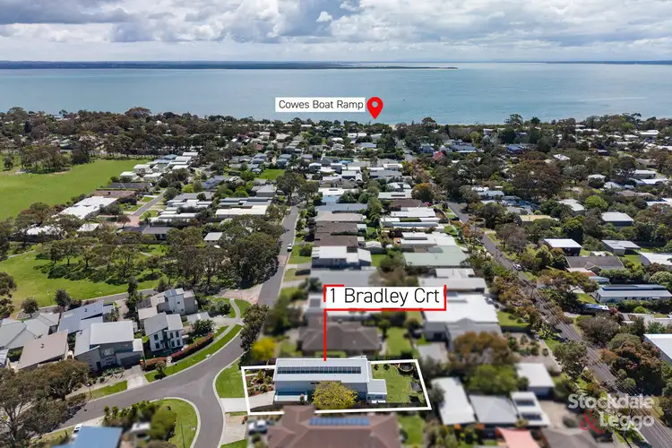 Third view of Homely house listing, 1 Bradley Court, Cowes VIC 3922