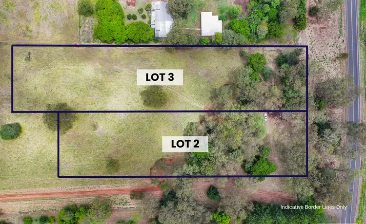 Third view of Homely land listing, LOT Lot 2 & 3, 458 Woodbury Road, Woodbury QLD 4703