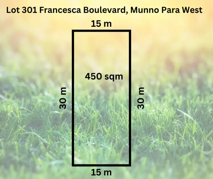 LOT 301 Francesca Boulevard, Munno Para West SA 5115