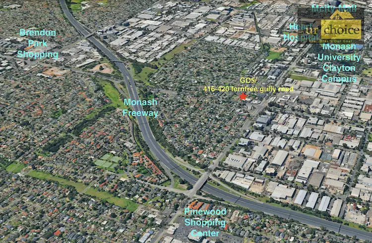 Third view of Homely apartment listing, G05/416-420 Ferntree Gully Road, Notting Hill VIC 3168