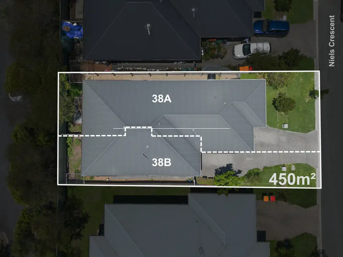 Main view of Homely semi-detached listing, 38A & 38B Niels Crescent, Park Ridge QLD 4125