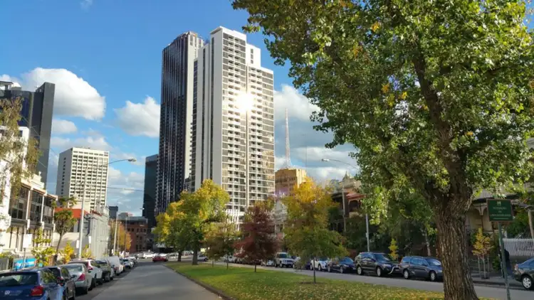 Second view of Homely apartment listing, 2211/33 Mackenzie Street, Melbourne VIC 3000