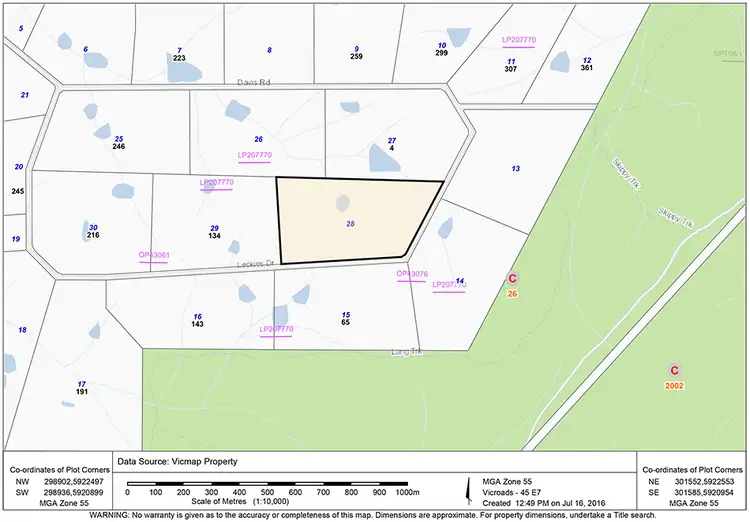 Second view of Homely land listing, LOT 28 Leckies Drive, Mount Camel VIC 3523