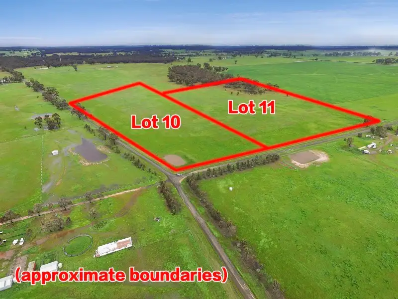 Main view of Homely land listing, LOT 10 & 11 Tinklers Lane, Sebastian VIC 3556