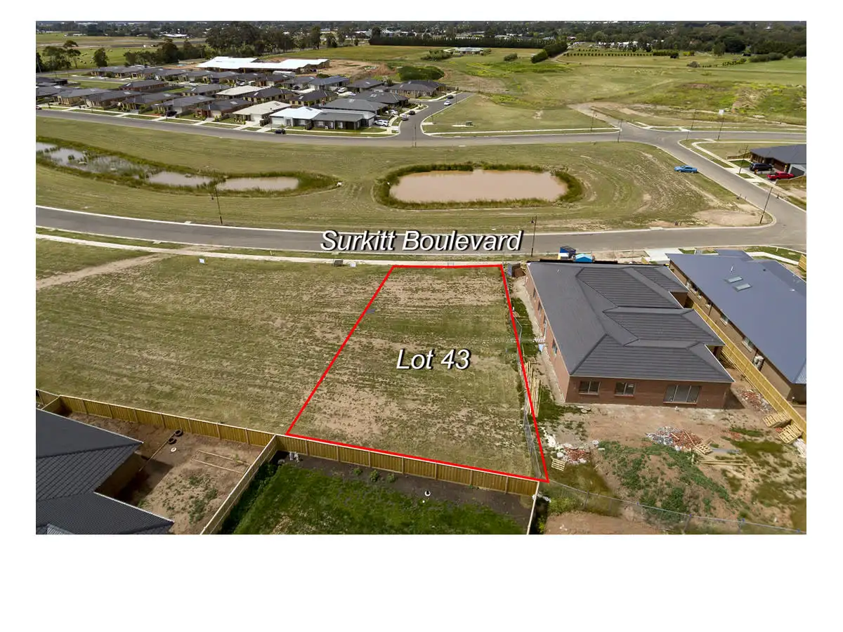 Main view of Homely land listing, LOT 43 Surkitt Boulevard, Sale VIC 3850