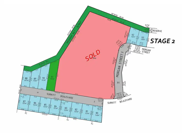 Second view of Homely land listing, Lot 91 Surkitt Boulevard, Sale VIC 3850