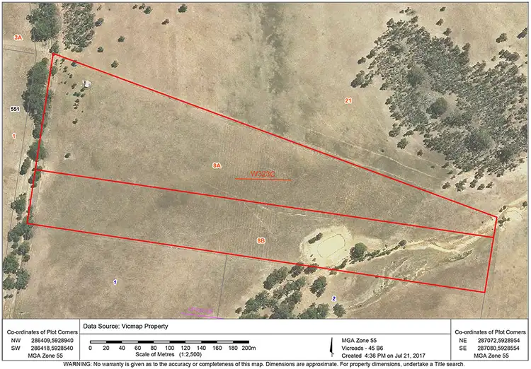 Main view of Homely land listing, LOT CA 8A & 8B Axedale-Crosbie Road, Toolleen VIC 3551