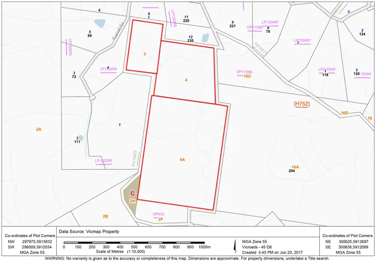 Main view of Homely land listing, LOT 3, 4 & 4A, 294 Hylands Lane, Heathcote VIC 3523