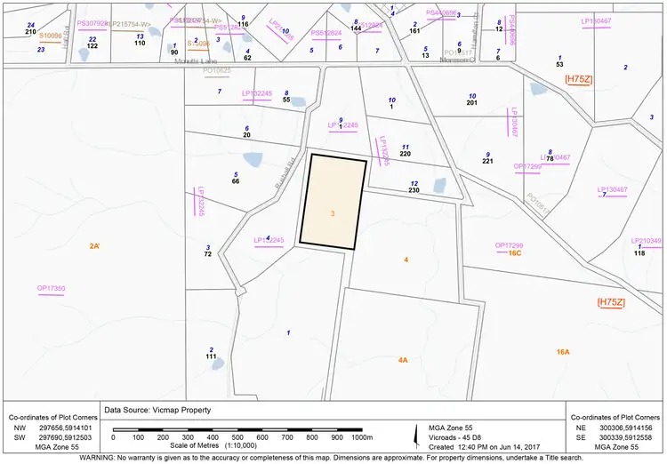 Third view of Homely land listing, LOT 3, 4 & 4A, 294 Hylands Lane, Heathcote VIC 3523