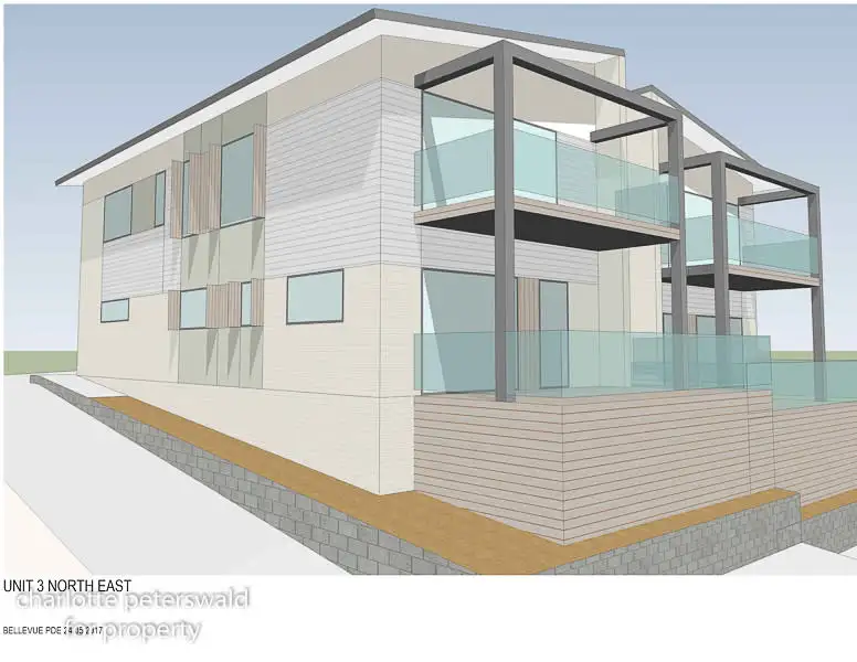 Main view of Homely townhouse listing, 1-4/12a Bellevue Parade, New Town TAS 7008