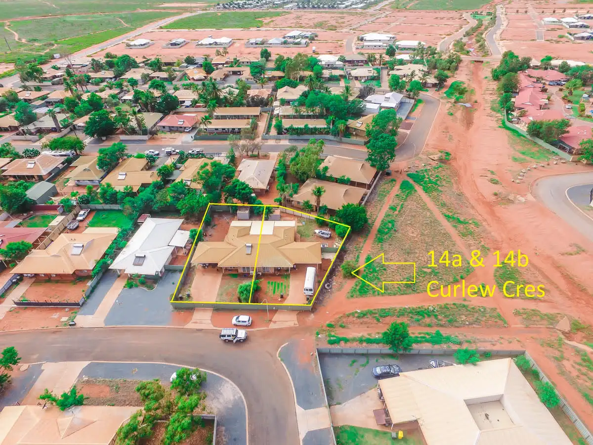 Main view of Homely semi-detached listing, 14a & 14b Curlew Crescent, South Hedland WA 6722