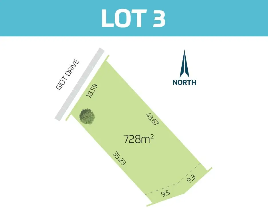 Main view of Homely land listing, LOT 3 Giot Drive, Wendouree VIC 3355