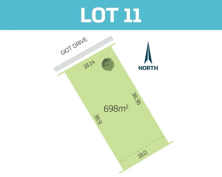 Main view of Homely land listing, LOT 11 Giot Drive, Wendouree VIC 3355