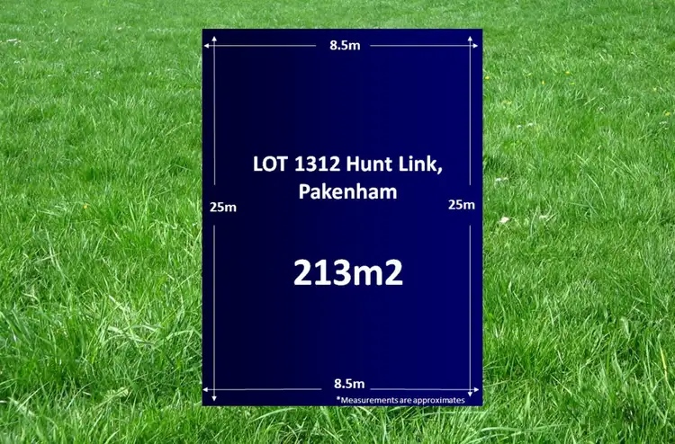 LOT 1312 Hunt Link, Pakenham VIC 3810
