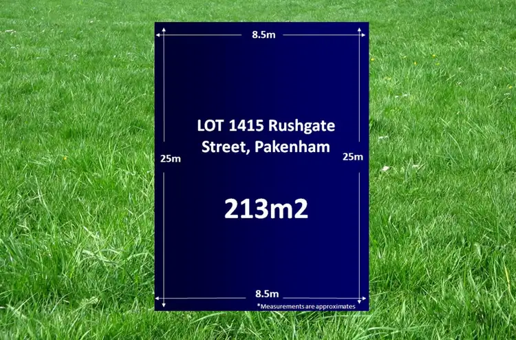 LOT 1415 Rushgate Street, Pakenham VIC 3810