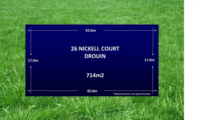 Main view of Homely land listing, 26 Nickell Court, Drouin VIC 3818