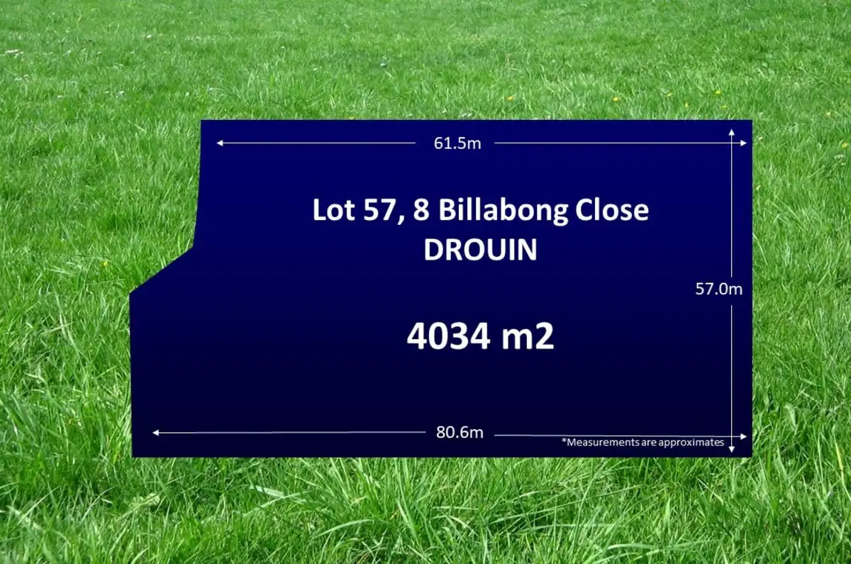 Main view of Homely land listing, 8 Billabong Close, Drouin VIC 3818
