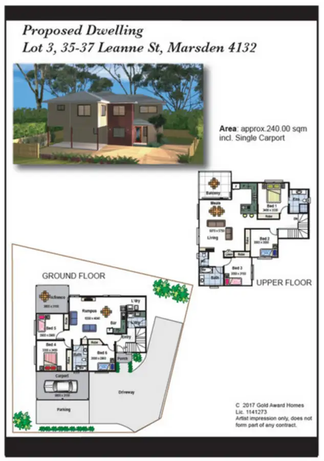 Third view of Homely land listing, 3/35 Leanne Street, Marsden QLD 4132