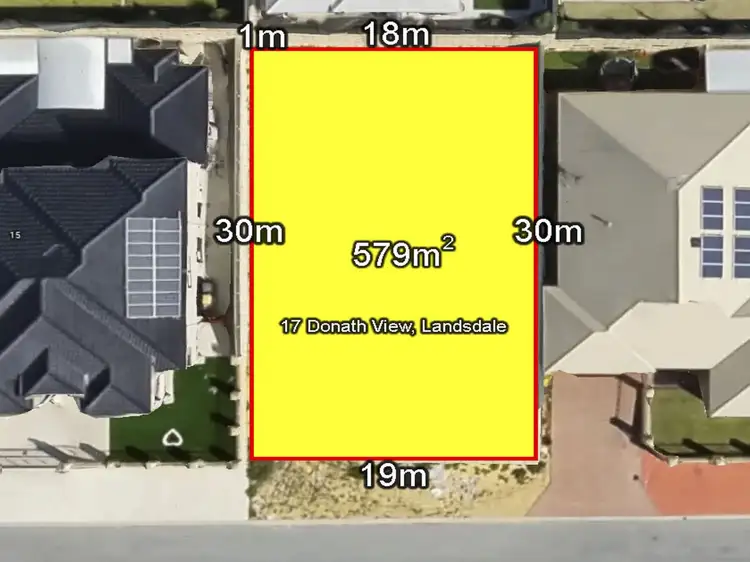 Main view of Homely land listing, 17 Donath View, Landsdale WA 6065