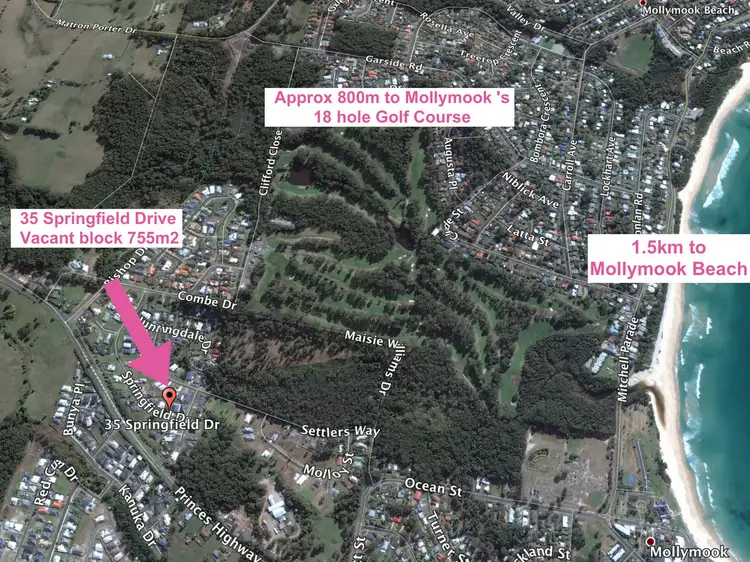 Third view of Homely land listing, 35 Springfield Drive, Mollymook NSW 2539