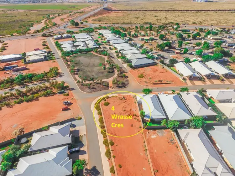 Second view of Homely land listing, 4 Wrasse Crescent, South Hedland WA 6722
