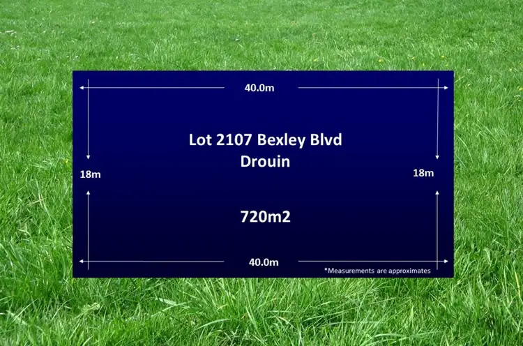 Lot 2107 Bexley Boulevard, Drouin VIC 3818