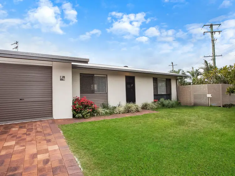 Main view of Homely semi-detached listing, 2/1 Snipe Street, Miami QLD 4220
