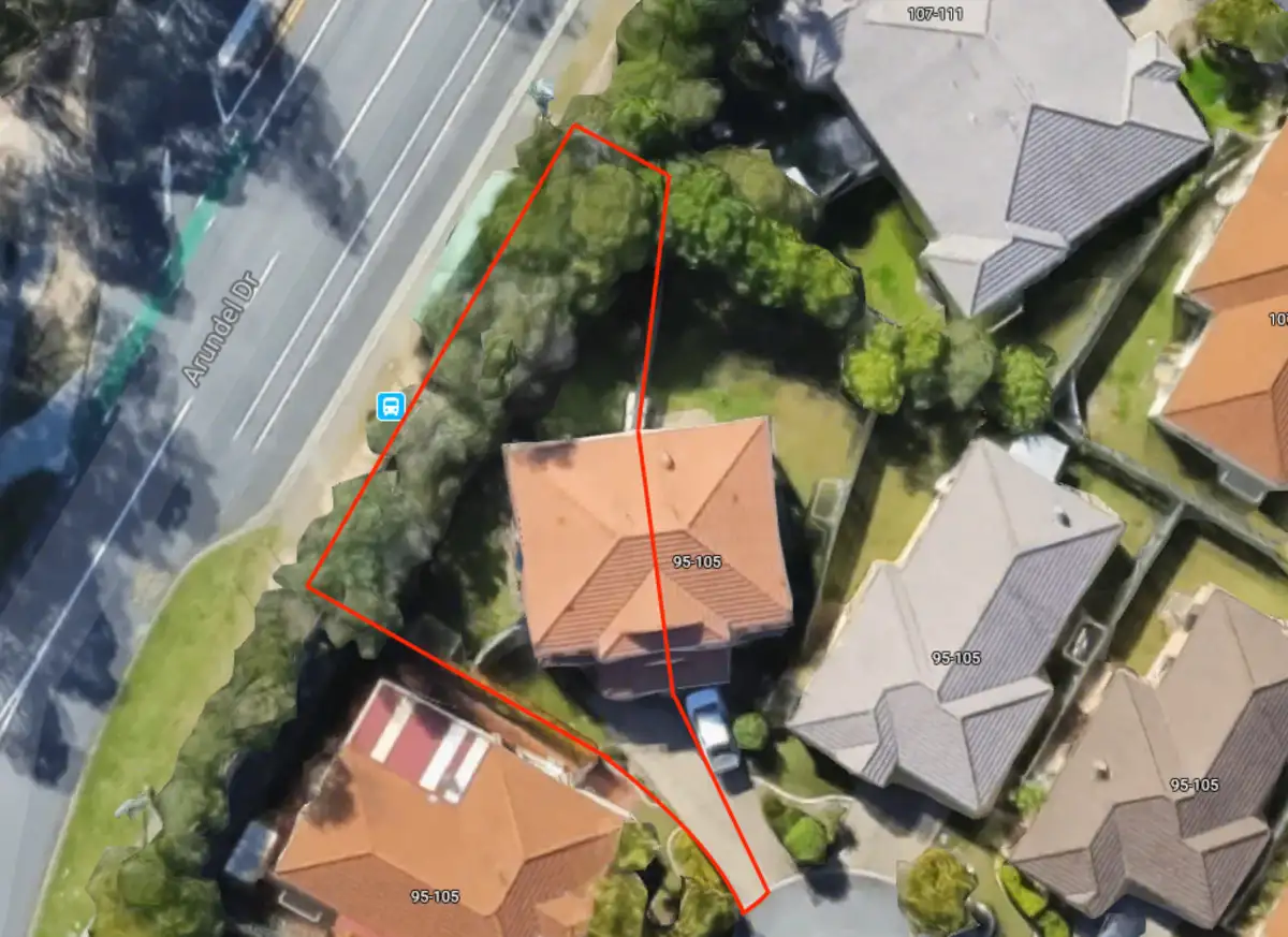 Main view of Homely townhouse listing, 3/95-105 Arundel Drive, Arundel QLD 4214