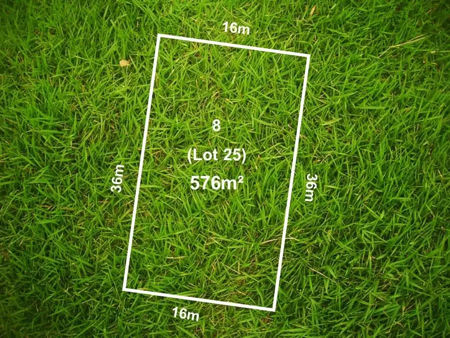 Main view of Homely land listing, LOT 25, 8 Stanford Drive, Traralgon VIC 3844