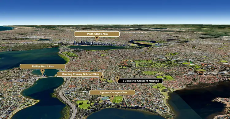 Second view of Homely land listing, 5A & 5B Conochie Crescent, Manning WA 6152