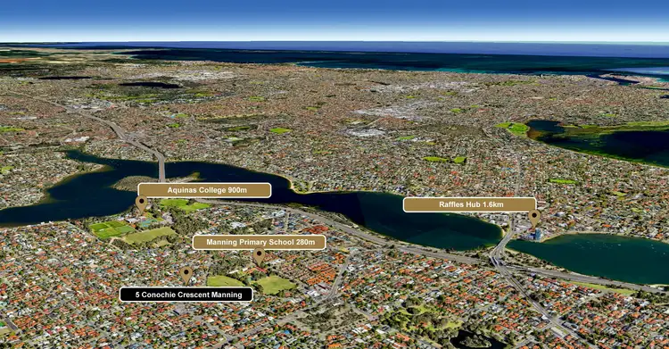 Third view of Homely land listing, 5A & 5B Conochie Crescent, Manning WA 6152