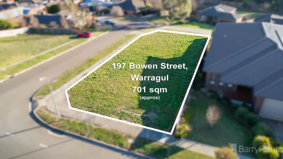 Main view of Homely land listing, 197 Bowen Street, Warragul VIC 3820