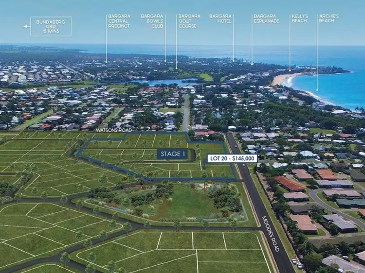 Main view of Homely land listing, Lot 20 Moodies Road, Bargara QLD 4670