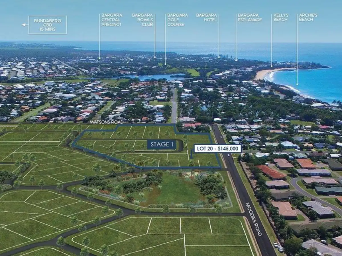 Main view of Homely land listing, Lot 20 Moodies Road, Bargara QLD 4670