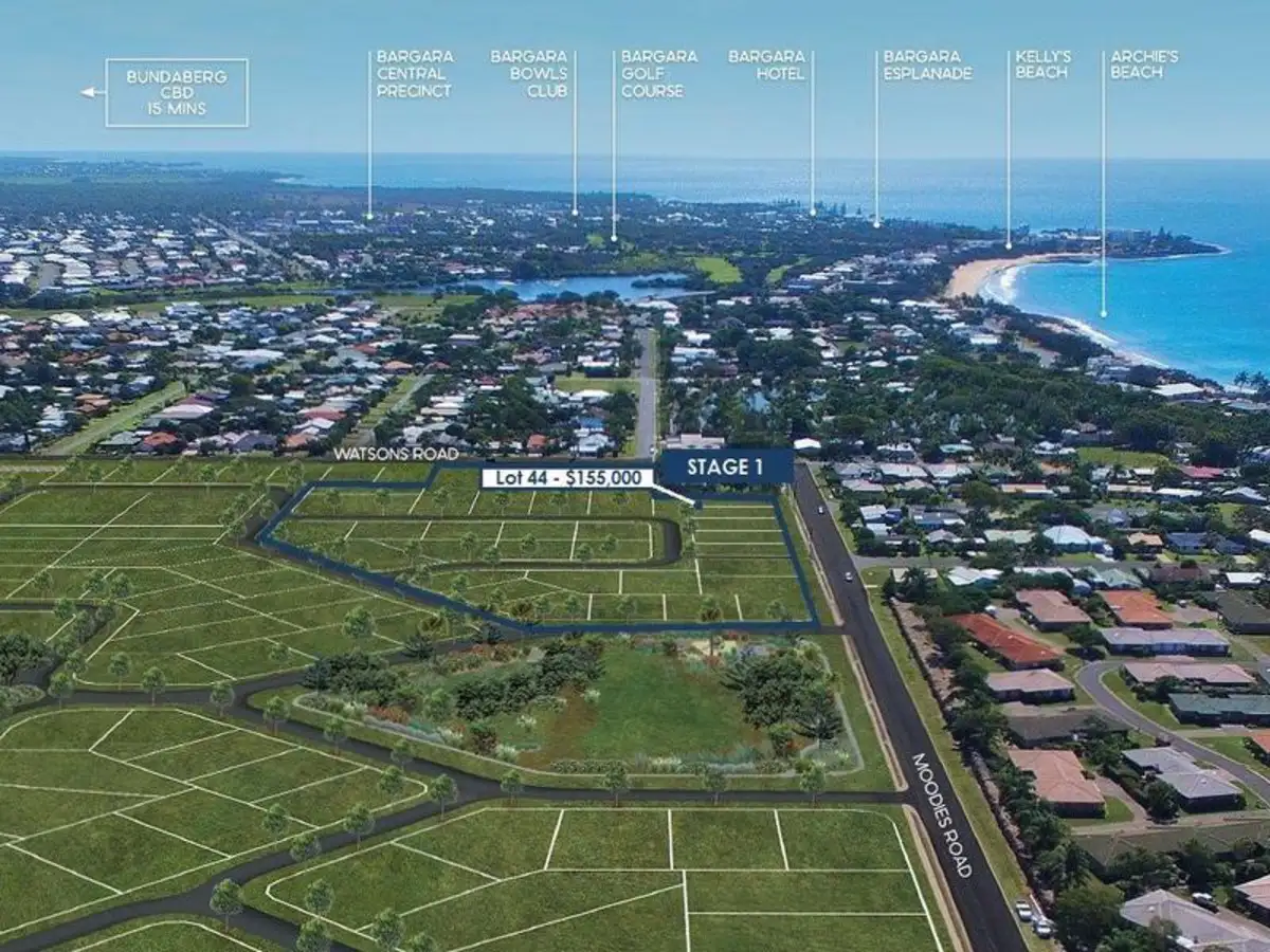 Main view of Homely land listing, Lot 44 Moodies Road, Bargara QLD 4670
