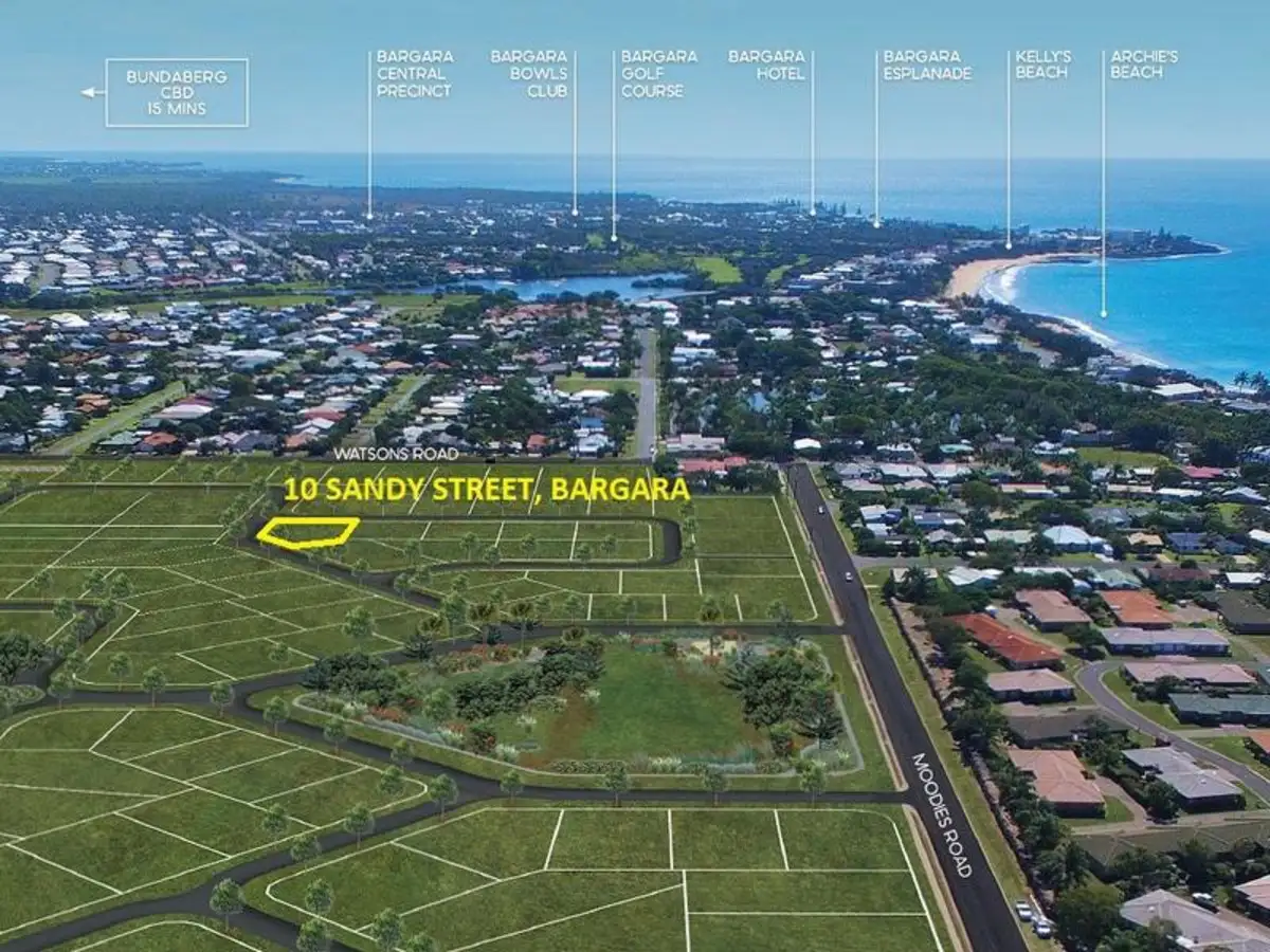 Main view of Homely land listing, 10 Sandy Street, Bargara QLD 4670