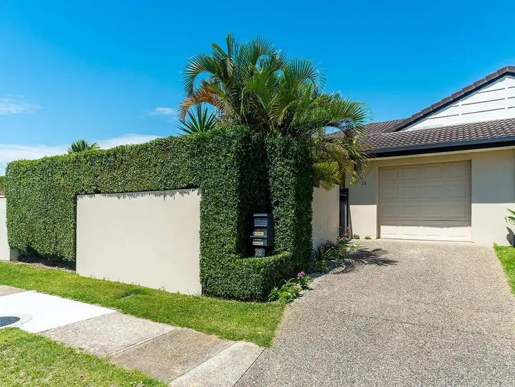 Main view of Homely semi-detached listing, 1/28 Hollywell Road, Biggera Waters QLD 4216