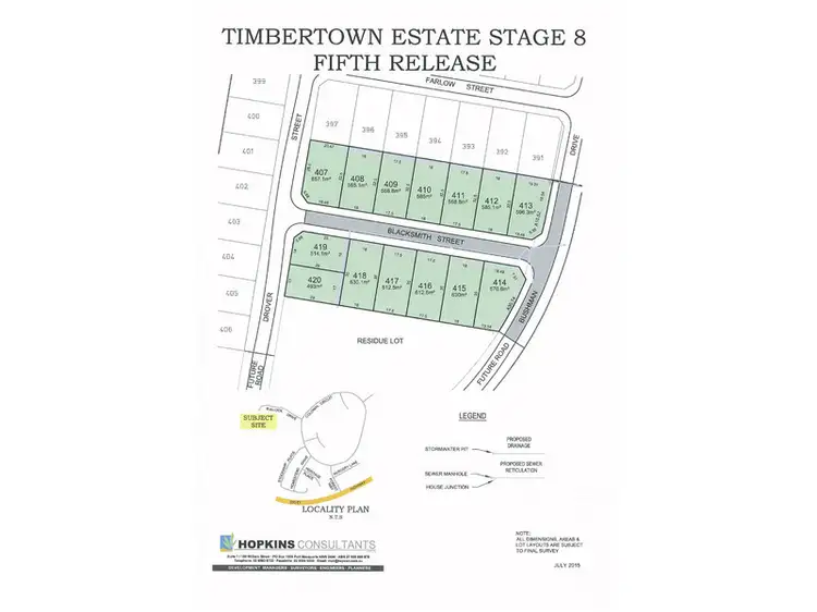 Main view of Homely land listing, LOT 414 Blacksmith Street, Wauchope NSW 2446