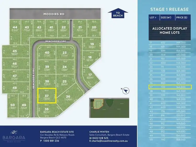 Second view of Homely land listing, Lot 37 Beachside Circuit, Bargara QLD 4670