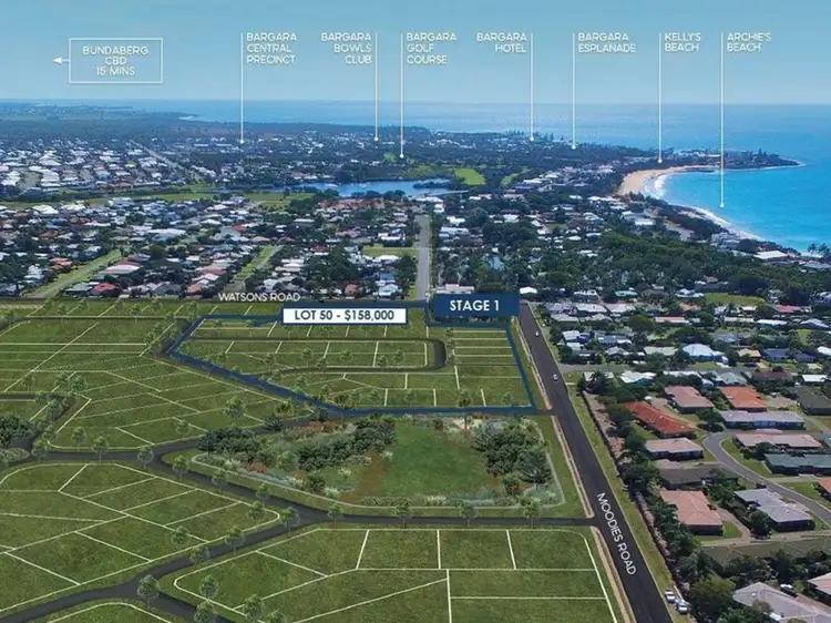 Main view of Homely land listing, Lot 50 Sandy Street, Bargara QLD 4670
