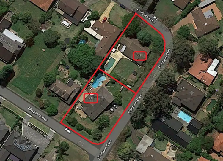 Main view of Homely house listing, 45 & 47 Fishburn Crescent, Castle Hill NSW 2154