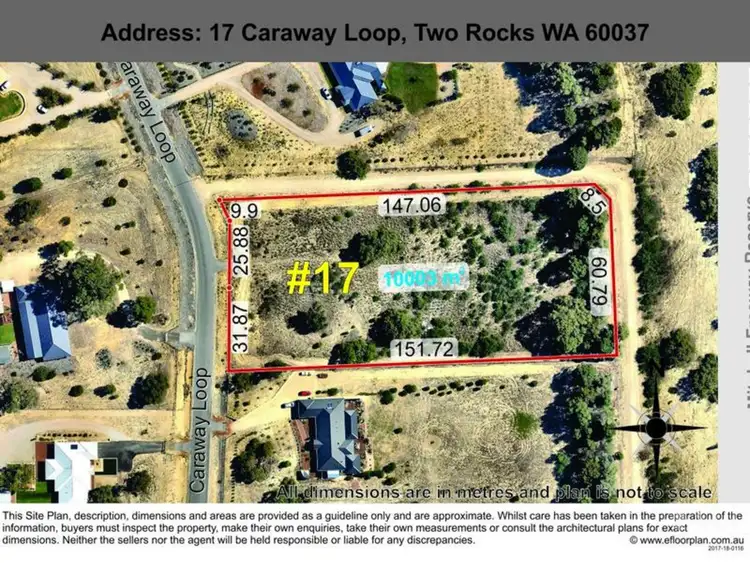 Main view of Homely land listing, 17 Caraway Loop, Two Rocks WA 6037