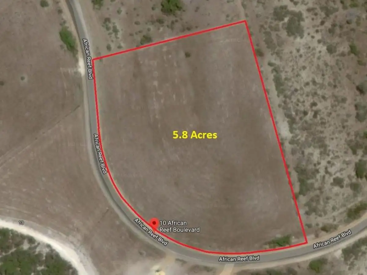 Main view of Homely land listing, 10 African Reef Boulevard, Greenough WA 6532